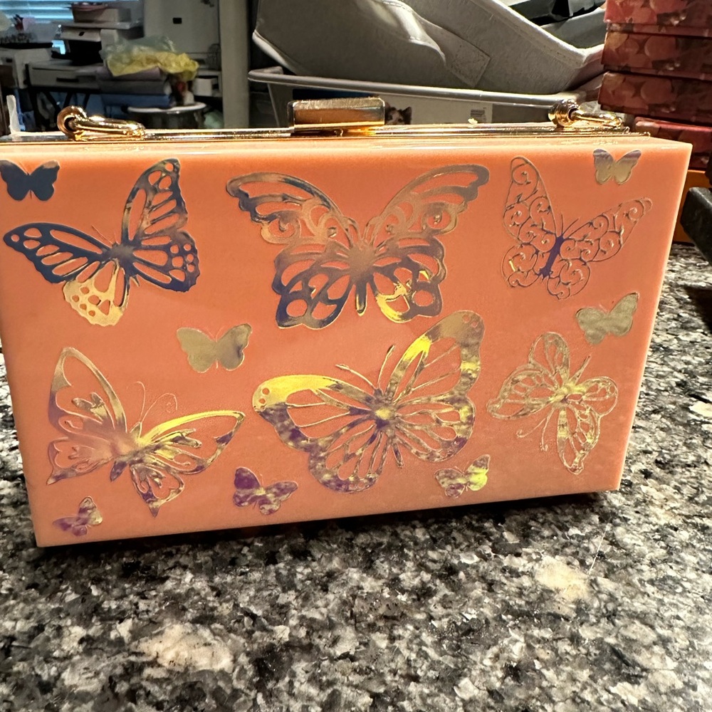 Clutch/crossbody acrylic bags